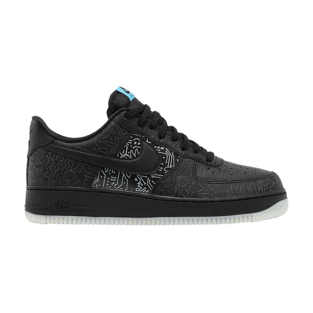Nike Space Jam x Air Force 1 '07 'Computer Chip' | Black | Men's Size 14