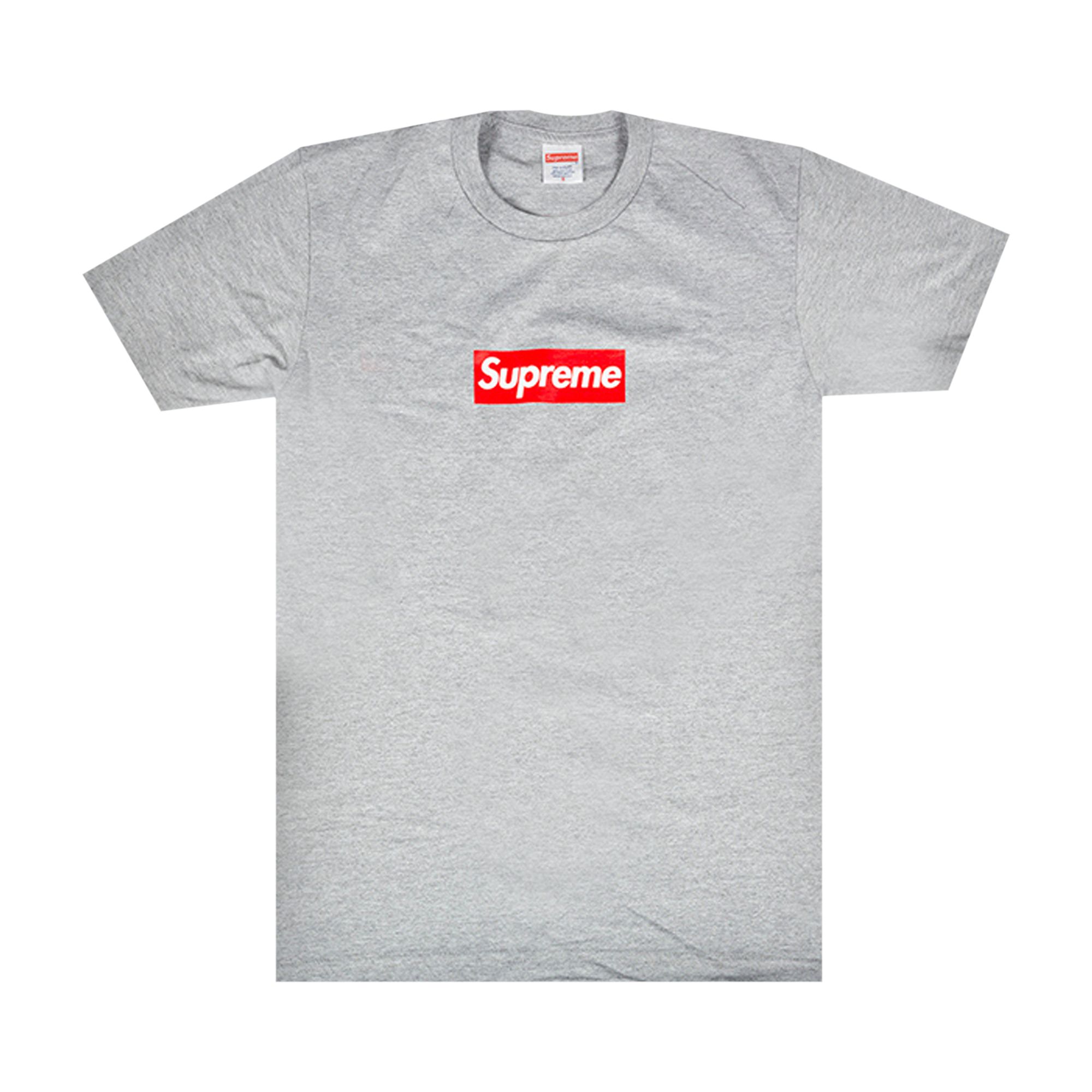 Supreme 20th Anniversary Box Logo T-Shirt 'Heather Grey' | Men's Size S