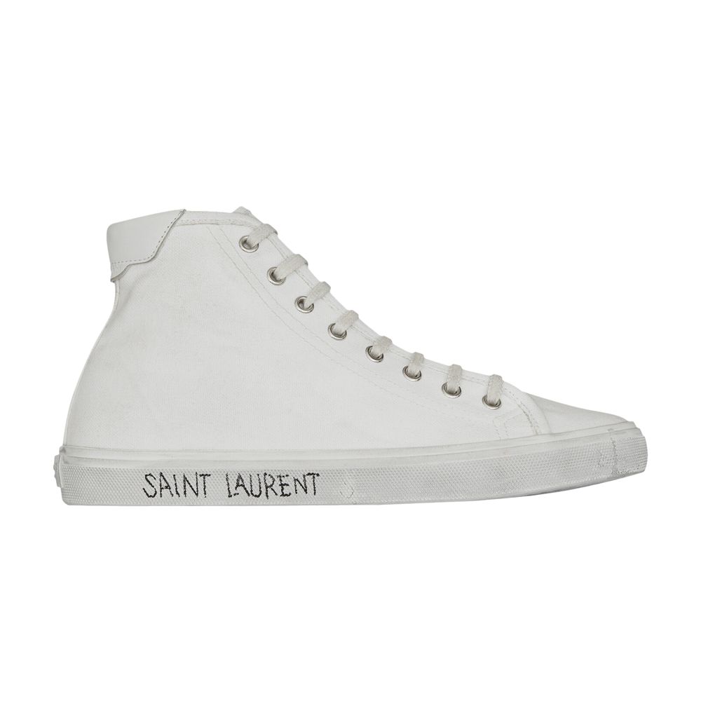 Pre-owned Saint Laurent Wmns Malibu Mid 'optic White' | Women's Size 42