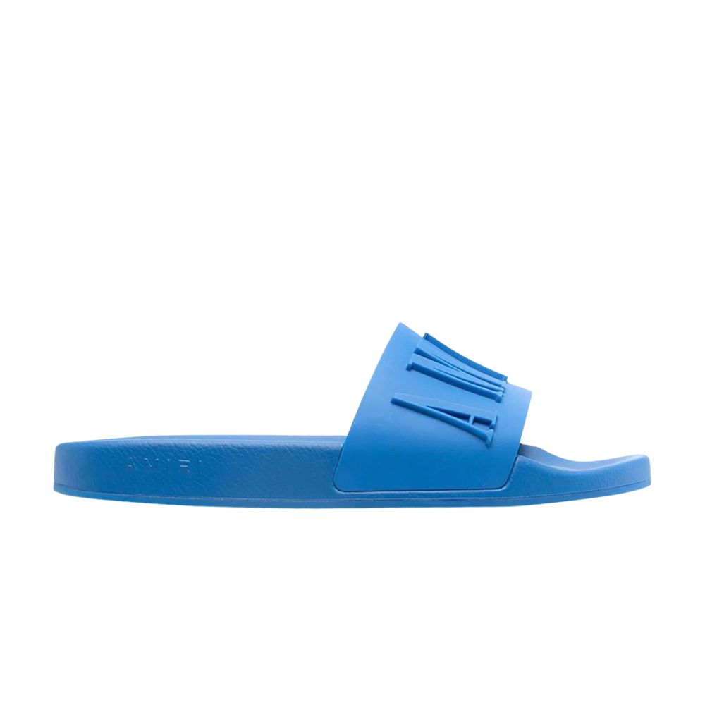 Amiri Amiri Logo Pool Slide 'Royal Blue' | Men's Size 41