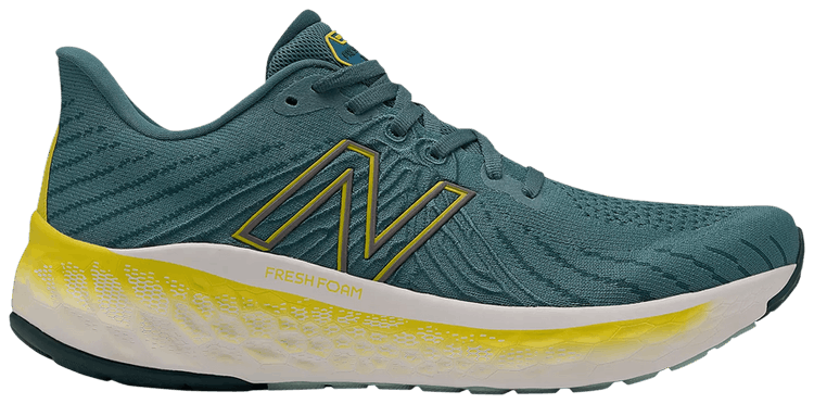 New Balance Fresh Foam X Vongo v5 2E Wide Deep Sea Sulphur Yellow