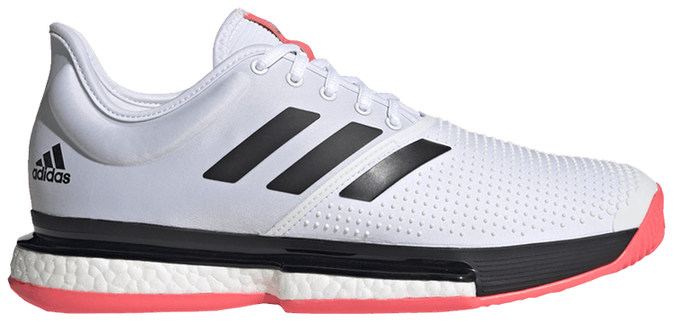 Adidas SoleCourt White Signal Pink