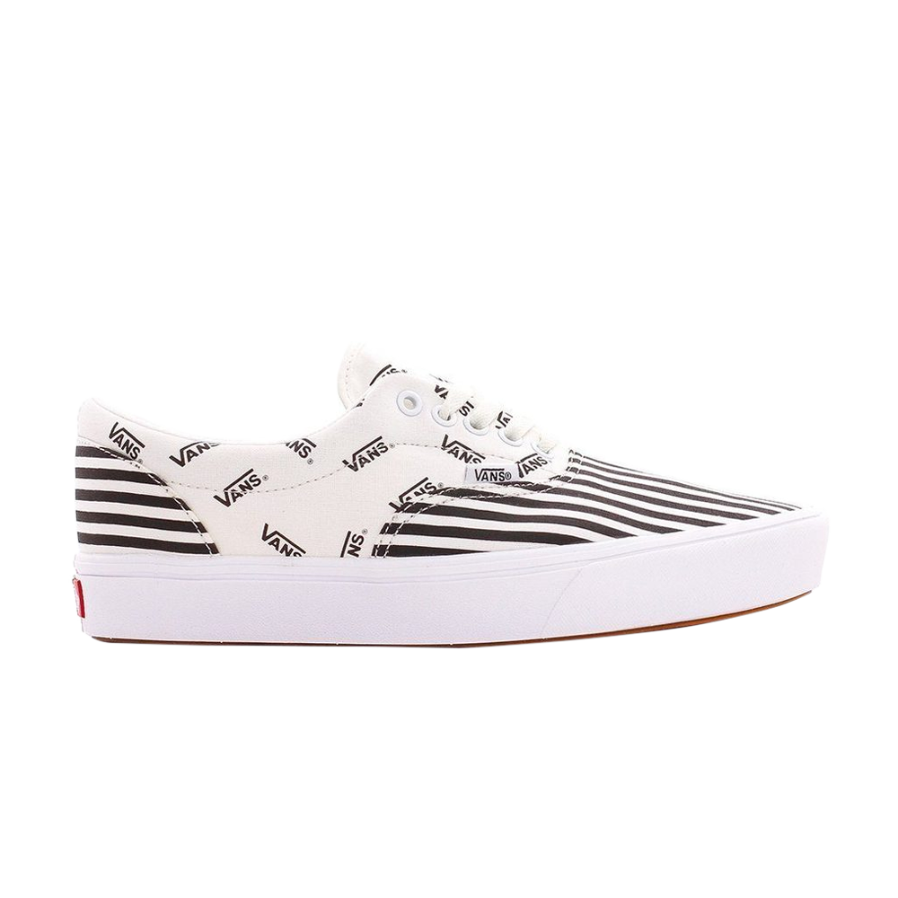 Pre-owned Vans Comfycush Era 'all Over Logo - Marshmallow' In White