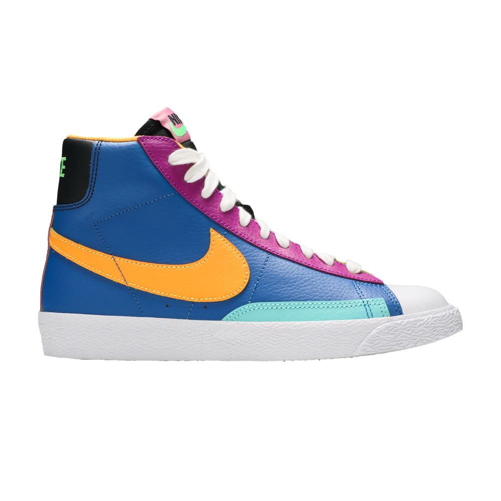 Nike Blazer Mid GS 'Aurora Purple Orange' | Multi-Color | Kid's Size 7 - CZ9441-400
