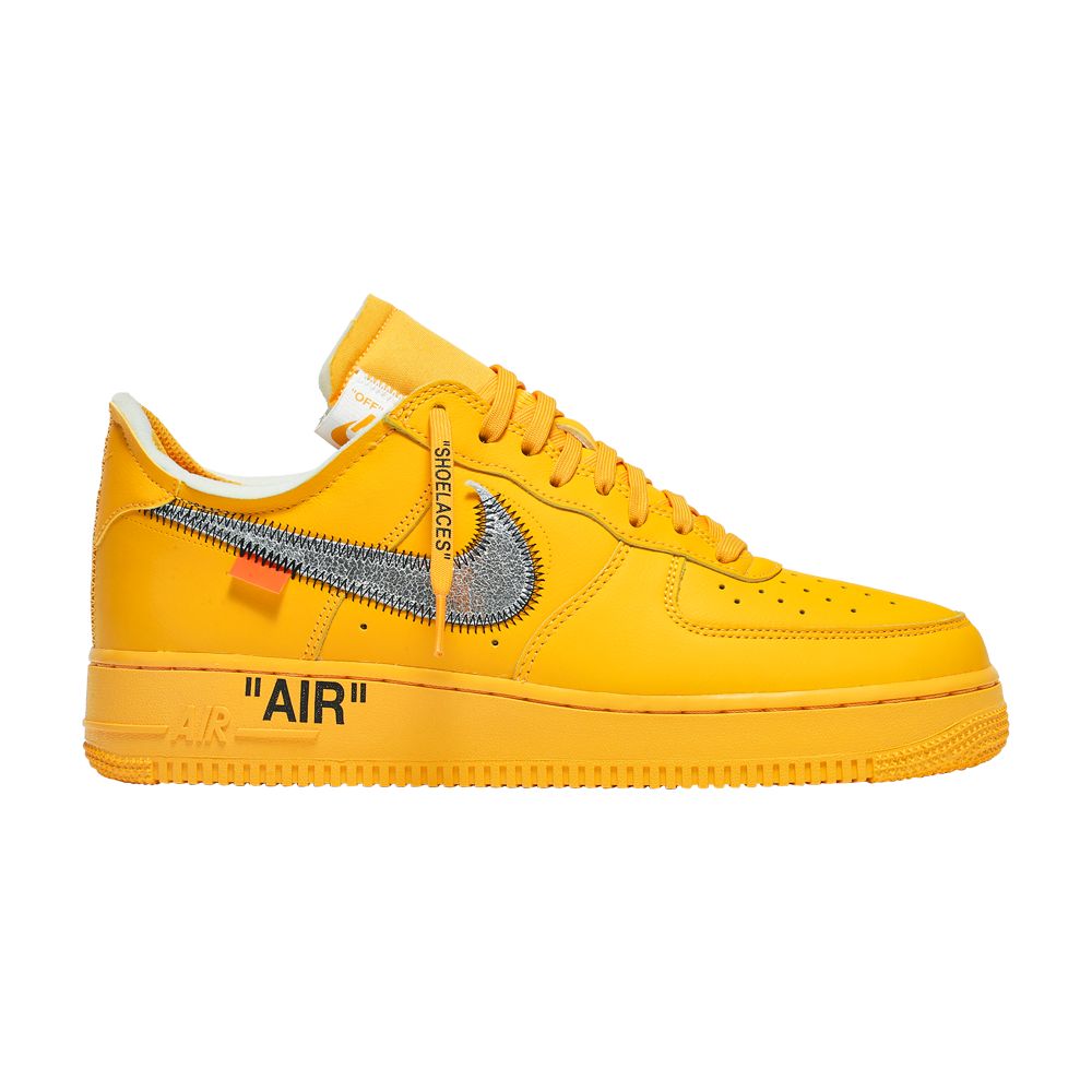 Nike Off-White x Air Force 1 Low 'Lemonade' | Gold | Men's Size 10.5