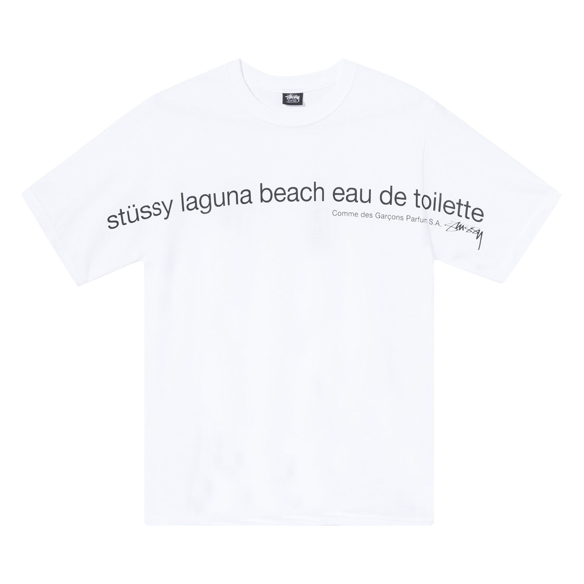 Stussy x Comme des Garçons Laguna Beach T-Shirt 'White' | Men's Size M