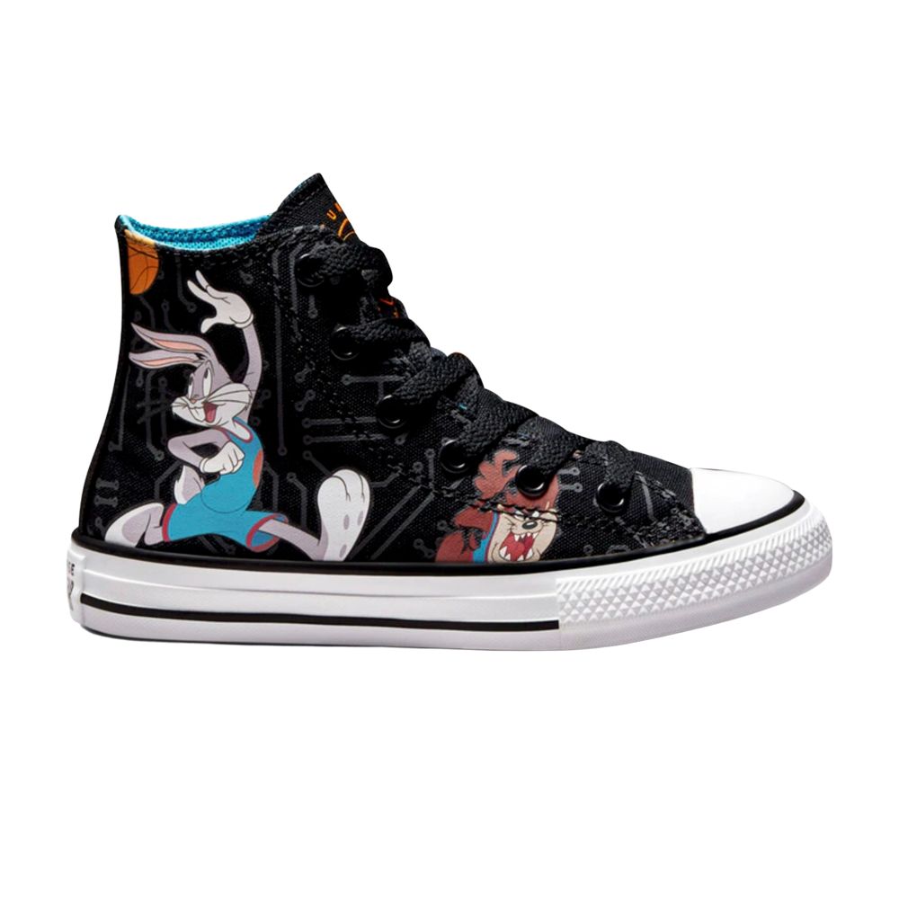 Pre-owned Converse Space Jam X Chuck Taylor All Star High Ps 'tune Squad' | Black | Kid's Size 3