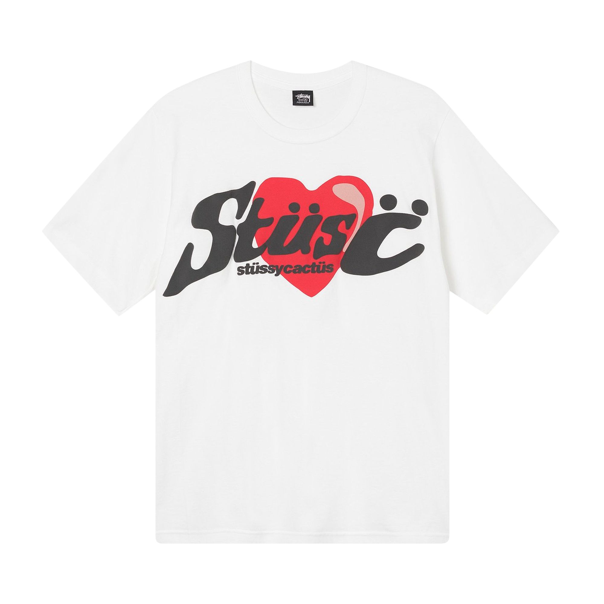 Stussy x Cactus Plant Flea Market Heart T-Shirt 'White' | Men's Size L