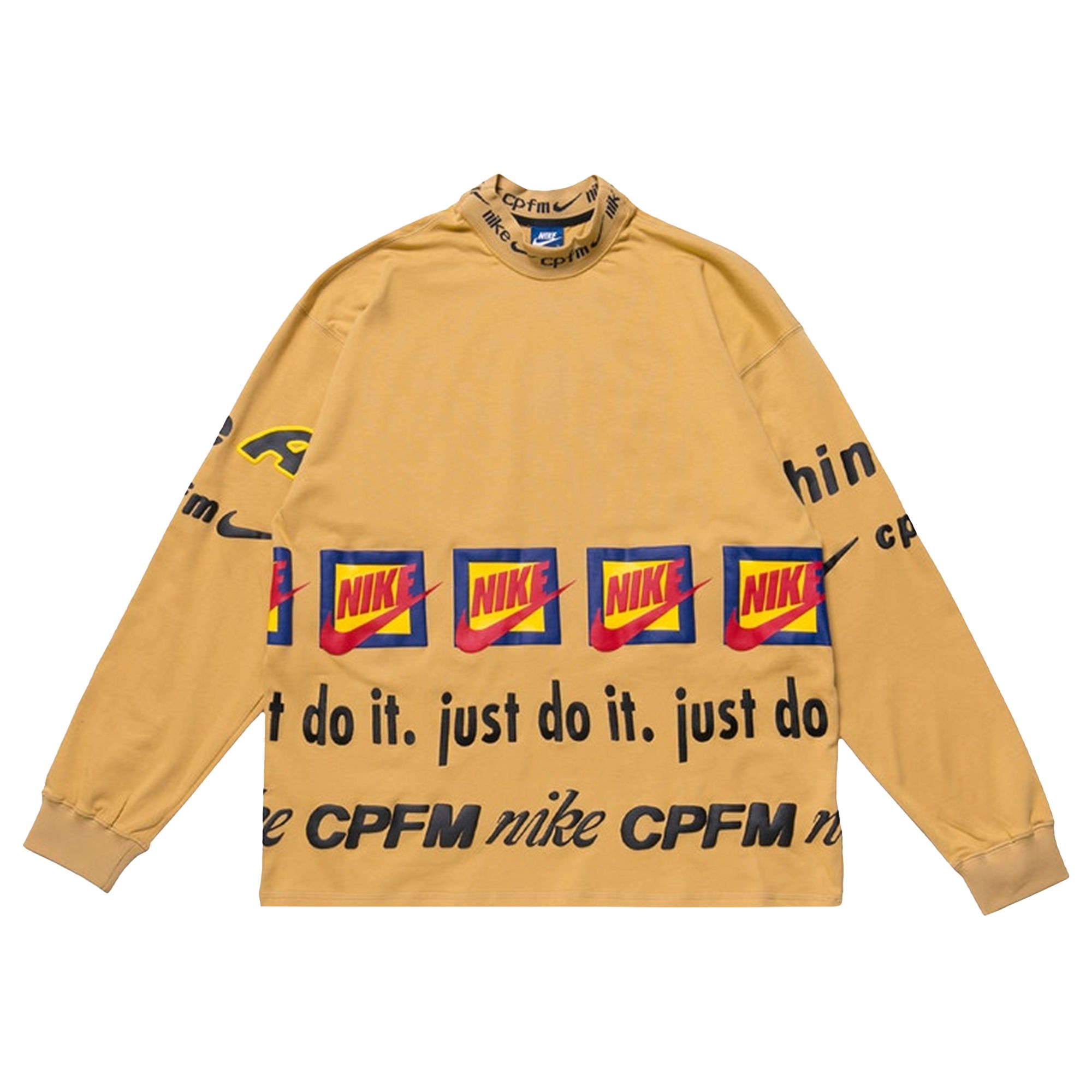 Nike x Cactus Plant Flea Market Long-Sleeve Tee 'Mustard' | Yellow | Men's Size XL