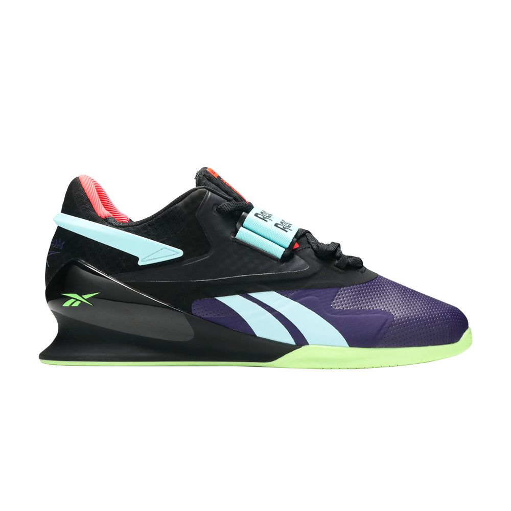 Pre-owned Reebok Legacy Lifter 2 'black Neon Mint'