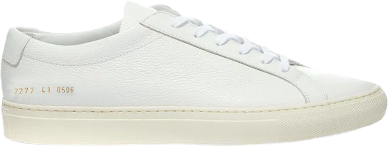Buy Common Projects Achilles Pebbled Low 'White' - 2277 0506 | GOAT