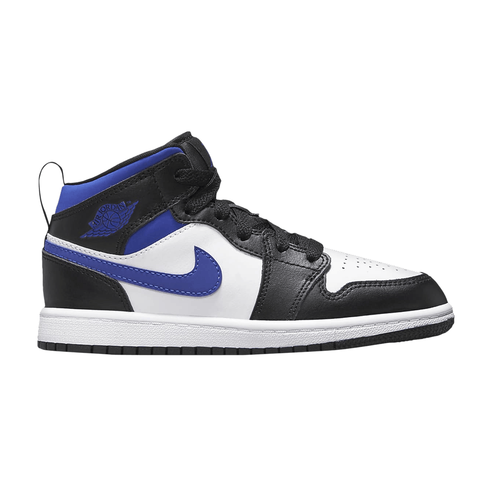 Jordan (PS) Jordan 1 Mid White/Racer Blue-Black