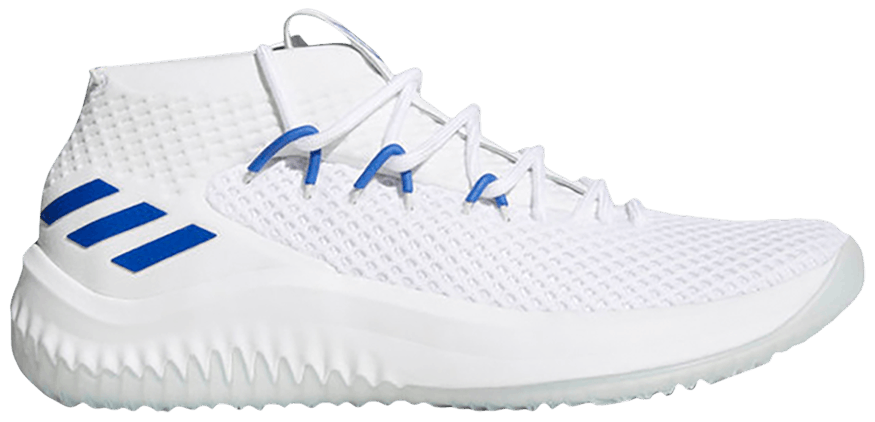 adidas dame 4 white blue