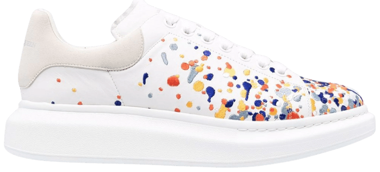 Buy Alexander McQueen Oversized Sneaker 'Paint Embroidery' - 662649 WHZP3  9035