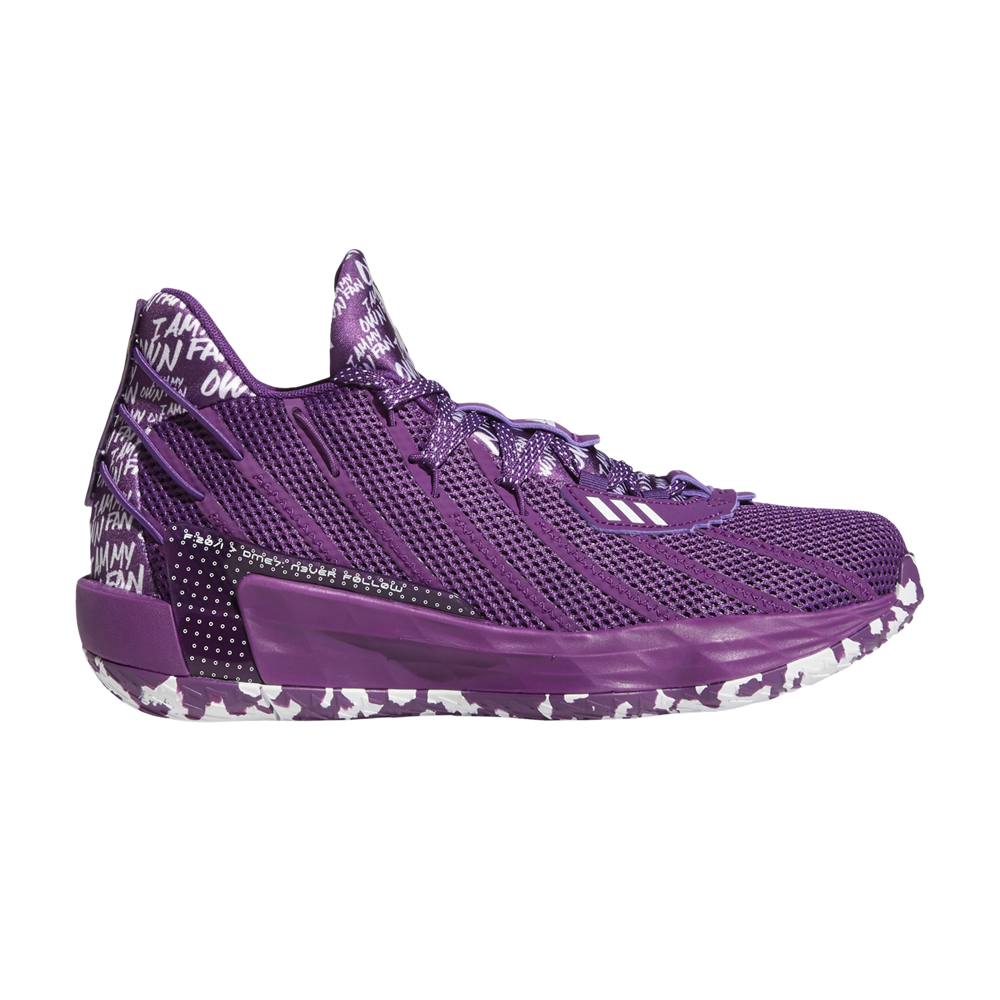 Pre-owned Adidas Originals Dame 7 'i Am My Own Fan - Glory Purple'