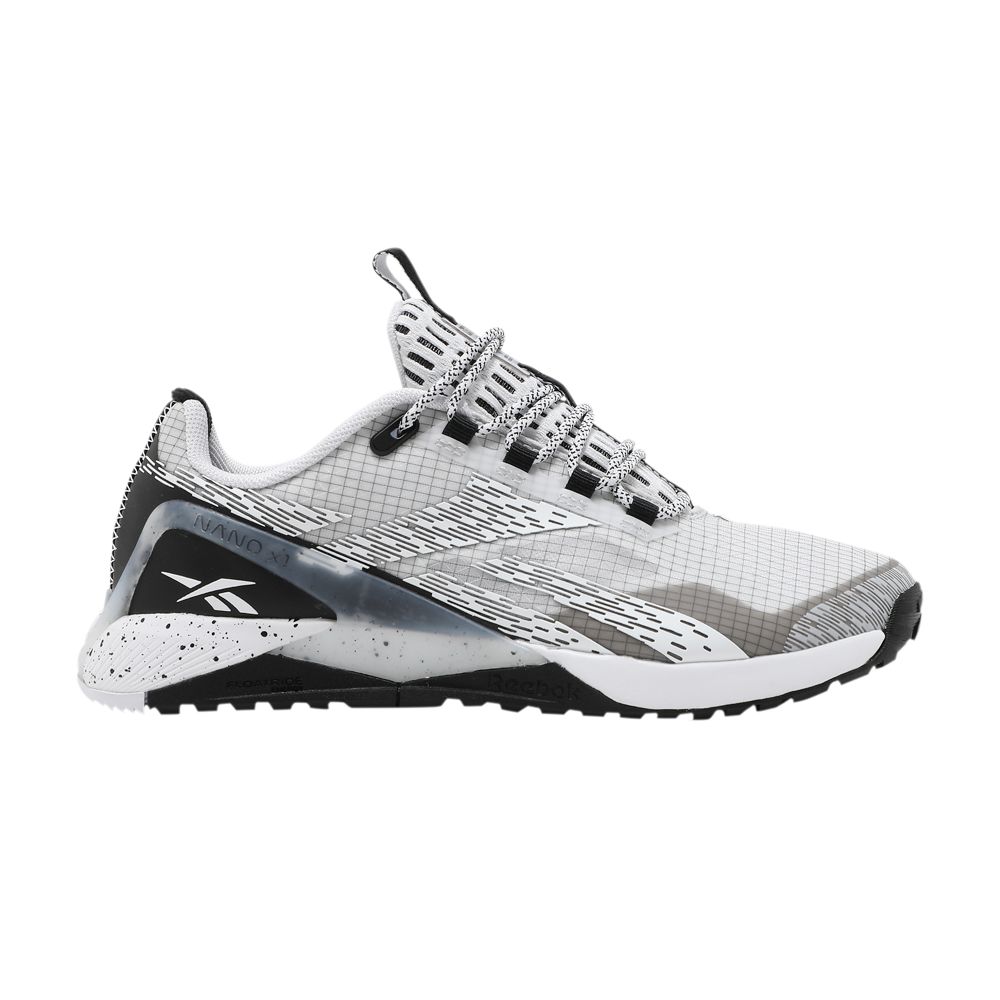 Pre-owned Reebok Wmns Nano X1 Adventure 'white Black' In Grey