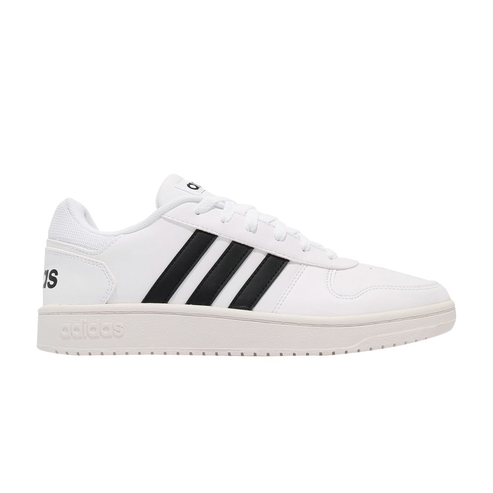 adidas Hoops 2.0 'White Black' | Men's Size 10.5