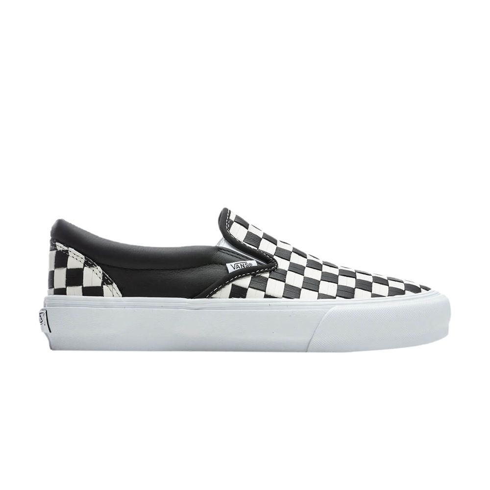 Pre-owned Vans Classic Slip-on Vlt Lx 'woven Checker - Black White'