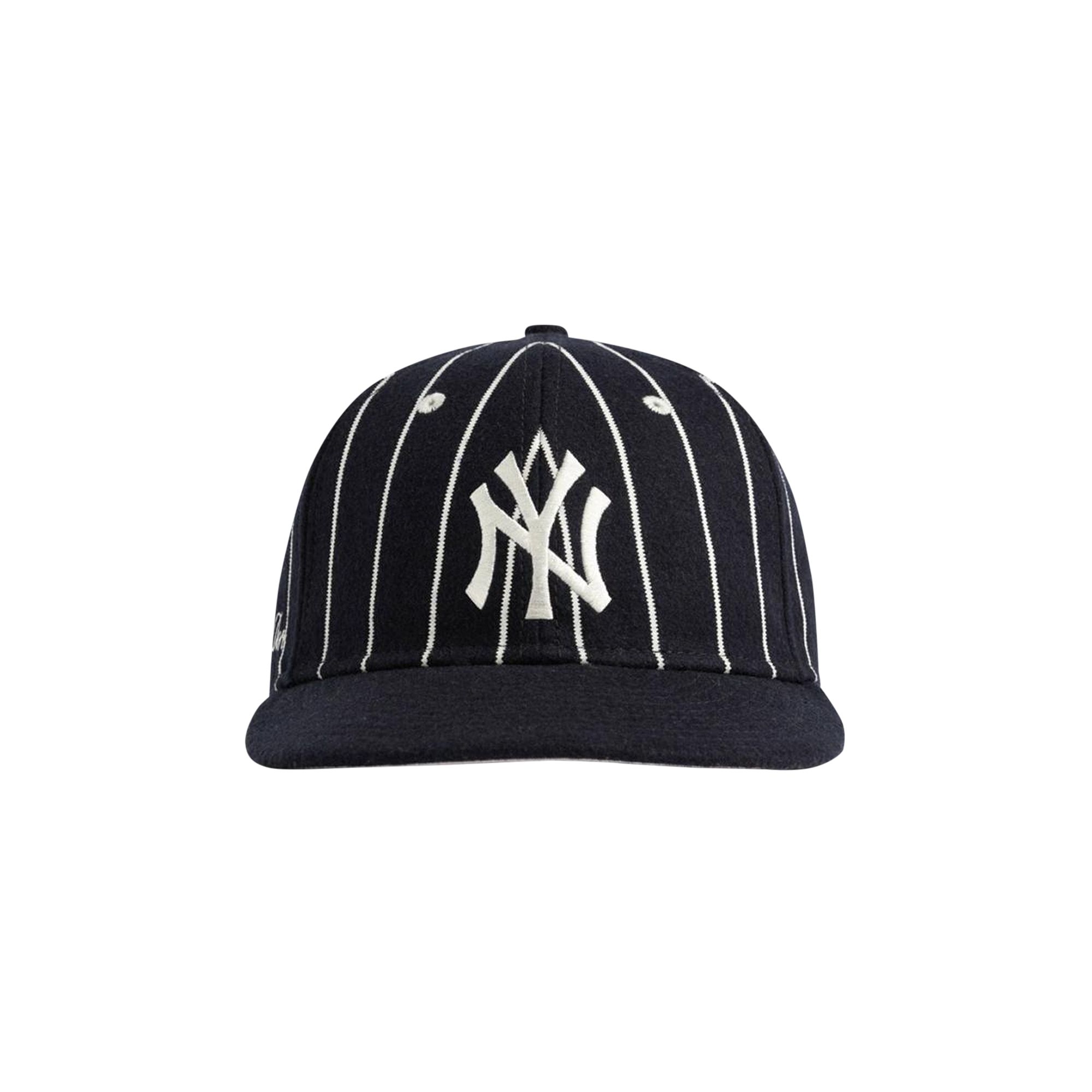 Pre-owned Aimé Leon Dore X New Era Wool Pinstripe Yankees Hat 'navy' | Blue | Men's Size Onesize
