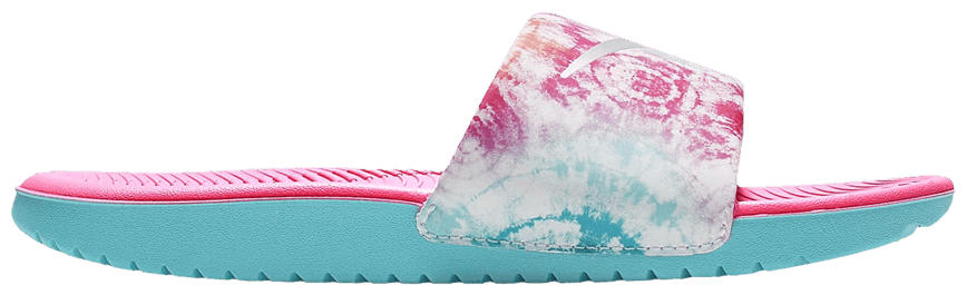 nike kawa slide tie dye