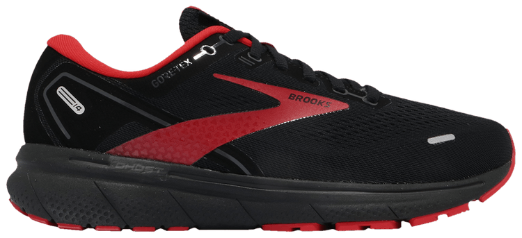 Brooks Ghost 14 GTX Black High Risk Red