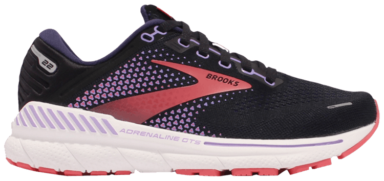Brooks Wmns Adrenaline GTS 22 Wide Black Red