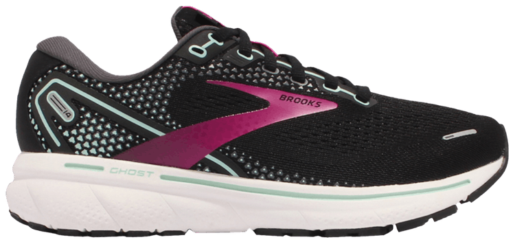 Brooks Wmns Ghost 14 D Wide Black Yucca