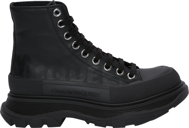Buy Alexander McQueen Wmns Tread Slick Boots 'Black' - 676718 W4RQ2 ...