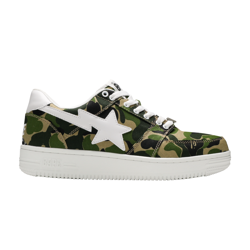 Pre-owned Bape Sta Low 'abc Camo' In Green
