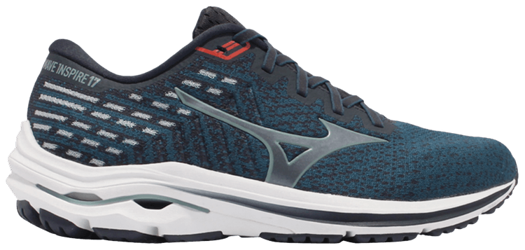 Mizuno Wave Inspire 17 Waveknit 4E Wide Blue Grey