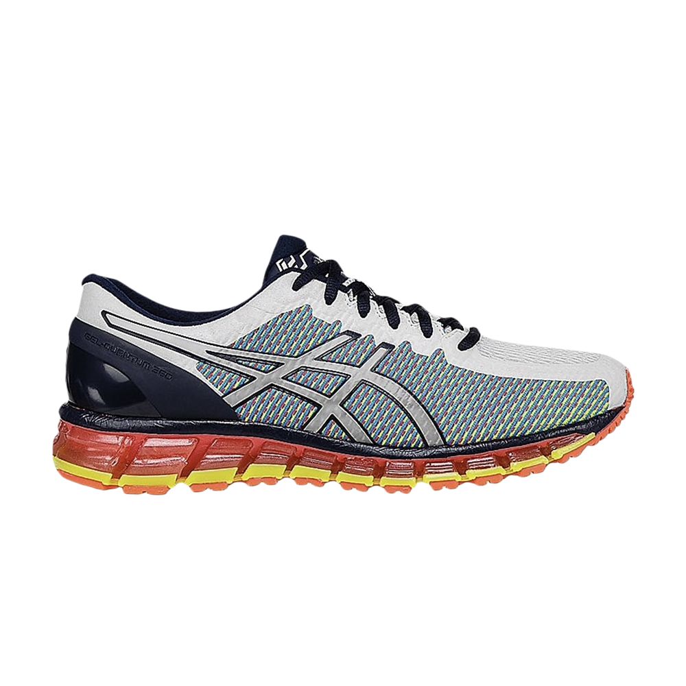 Pre-owned Asics Gel Quantum 360 Cm 'white Navy Safety Yellow' | Men's Size 11.5
