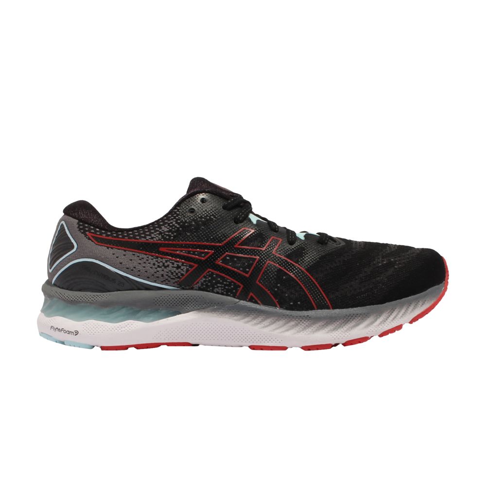 ASICS GEL NIMBUS 23 'BLACK ELECTRIC RED'