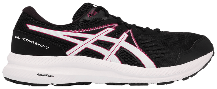 Asics Gel Contend 7 4E Wide Black Electric Red