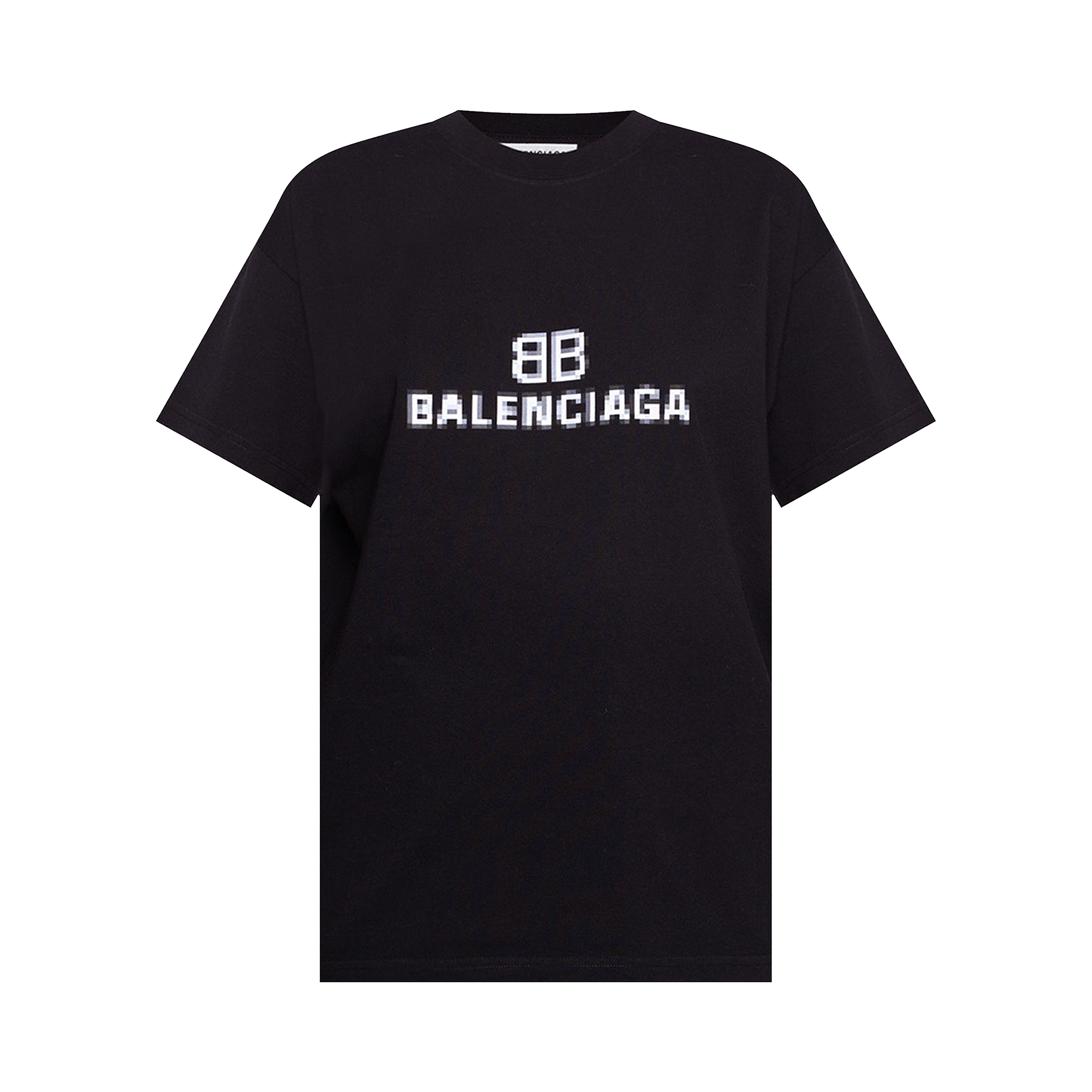 Pre-owned Balenciaga Bb Pixel T-shirt 'black'
