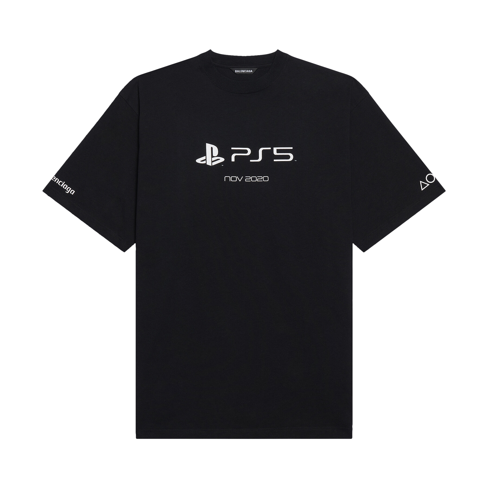 Pre-owned Balenciaga Playstation Boxy T-shirt 'black'