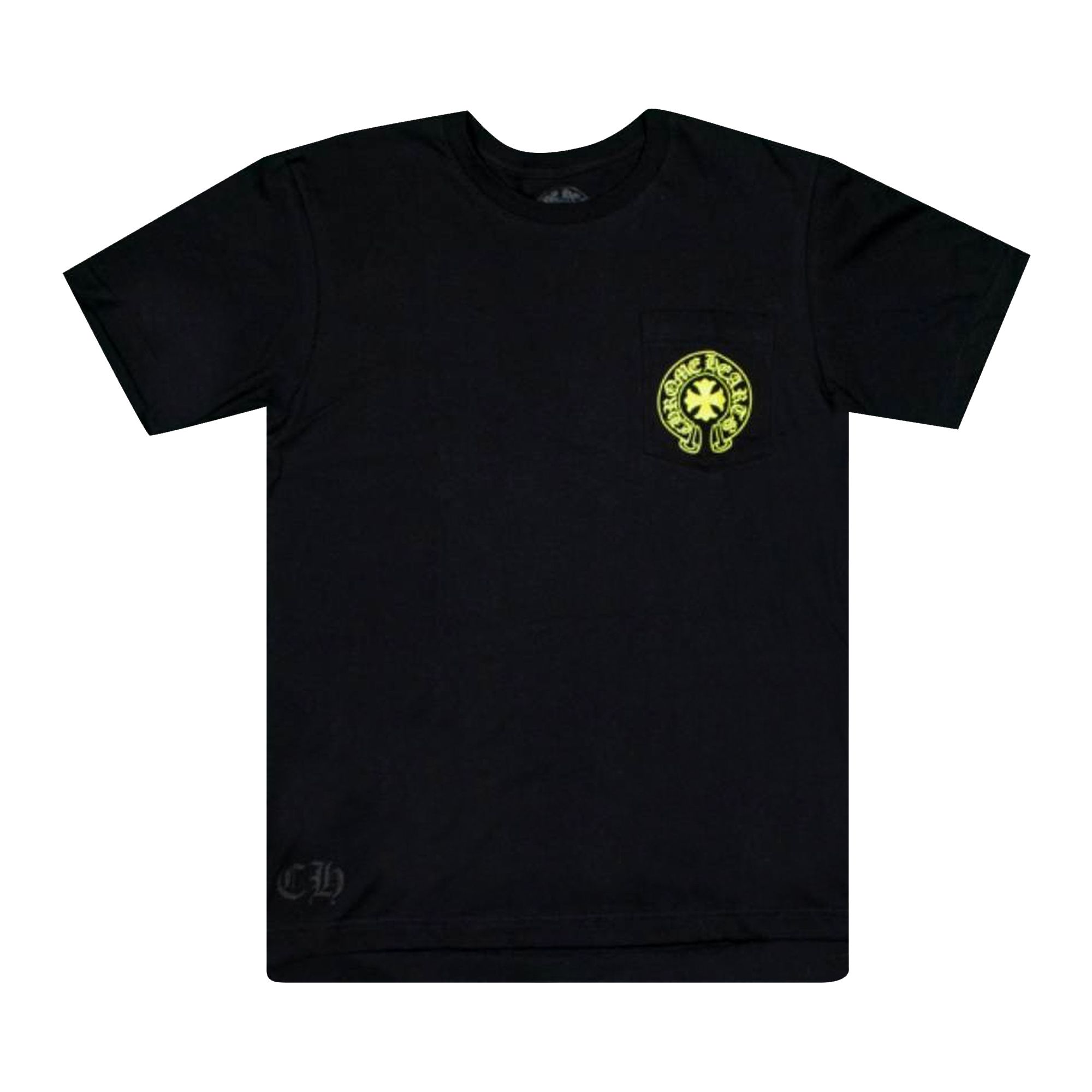 Chrome Hearts Glow In The Dark Pocket Tee 'Black' | Men's Size M