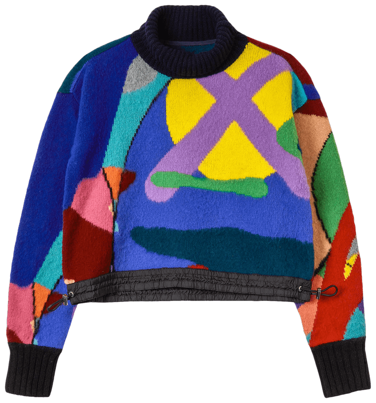 sacai KAWS Embroidery Long Sleeveサイズ2 sacai KAWS Embroidery Long Sleeveサイズ2