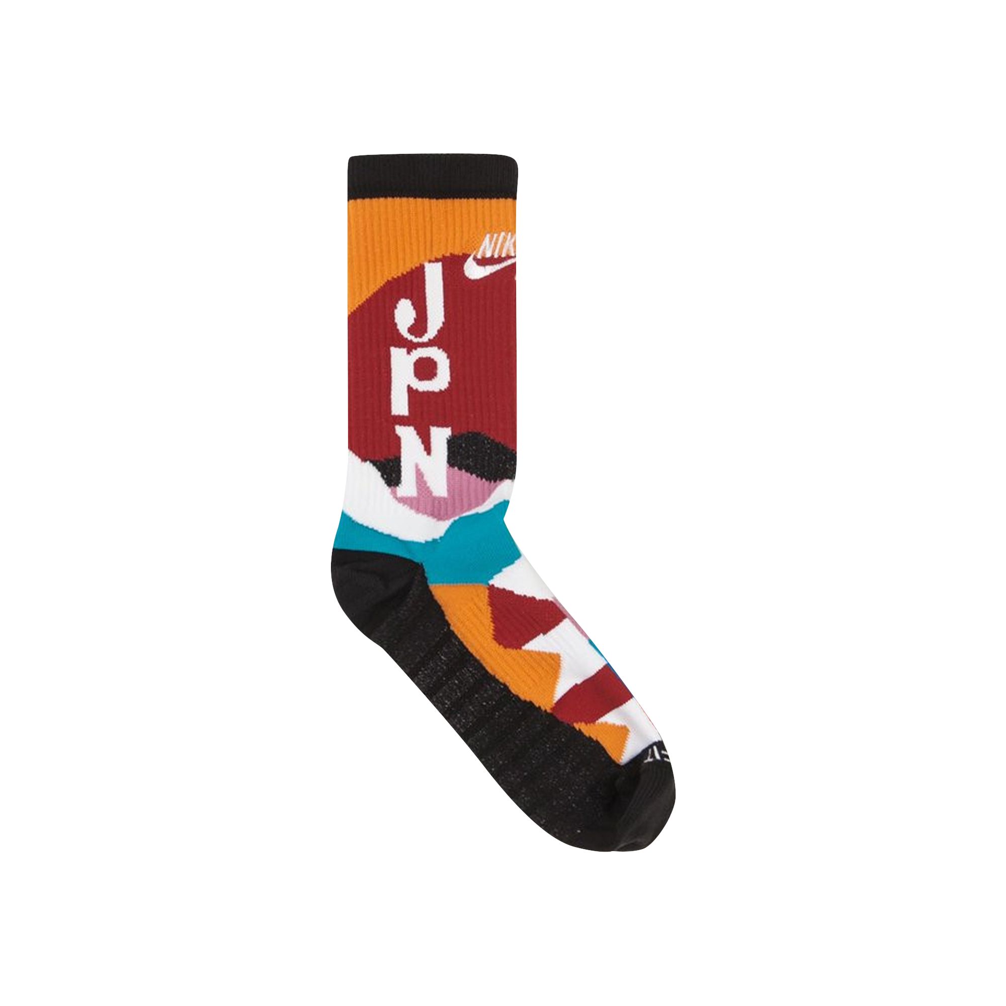 Nike SB x Parra Japan Federation Kit Socks 'White/Black' | Multi-Color | Men's Size L