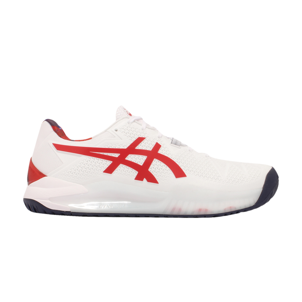Pre-owned Asics Gel Resolution 8 Le 'white Classic Red'