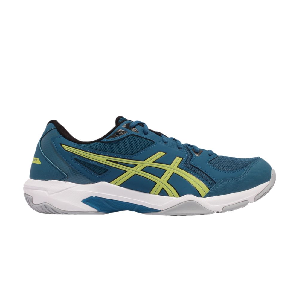 Pre-owned Asics Gel Rocket 10 'deep Sea Teal Glow Yellow'