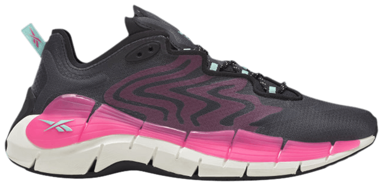 Reebok Wmns Zig Kinetica 2 Black Atomic Pink
