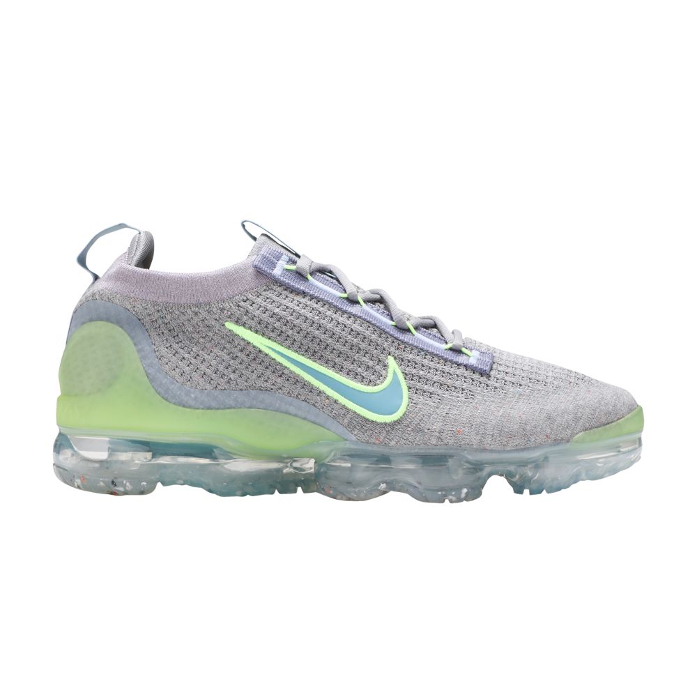Nike Air VaporMax 2021 Flyknit 'Grey Light Liquid Lime' | Men's Size 7.5