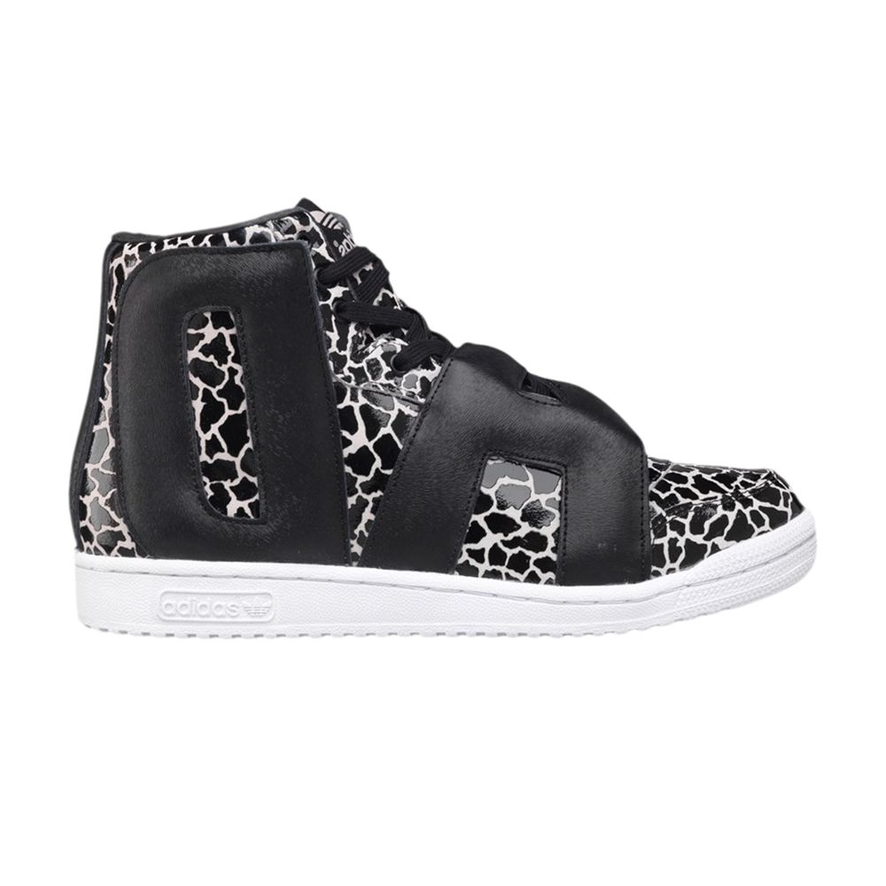 adidas Jeremy Scott Letters 'Giraffe' | Black | Men's Size 5