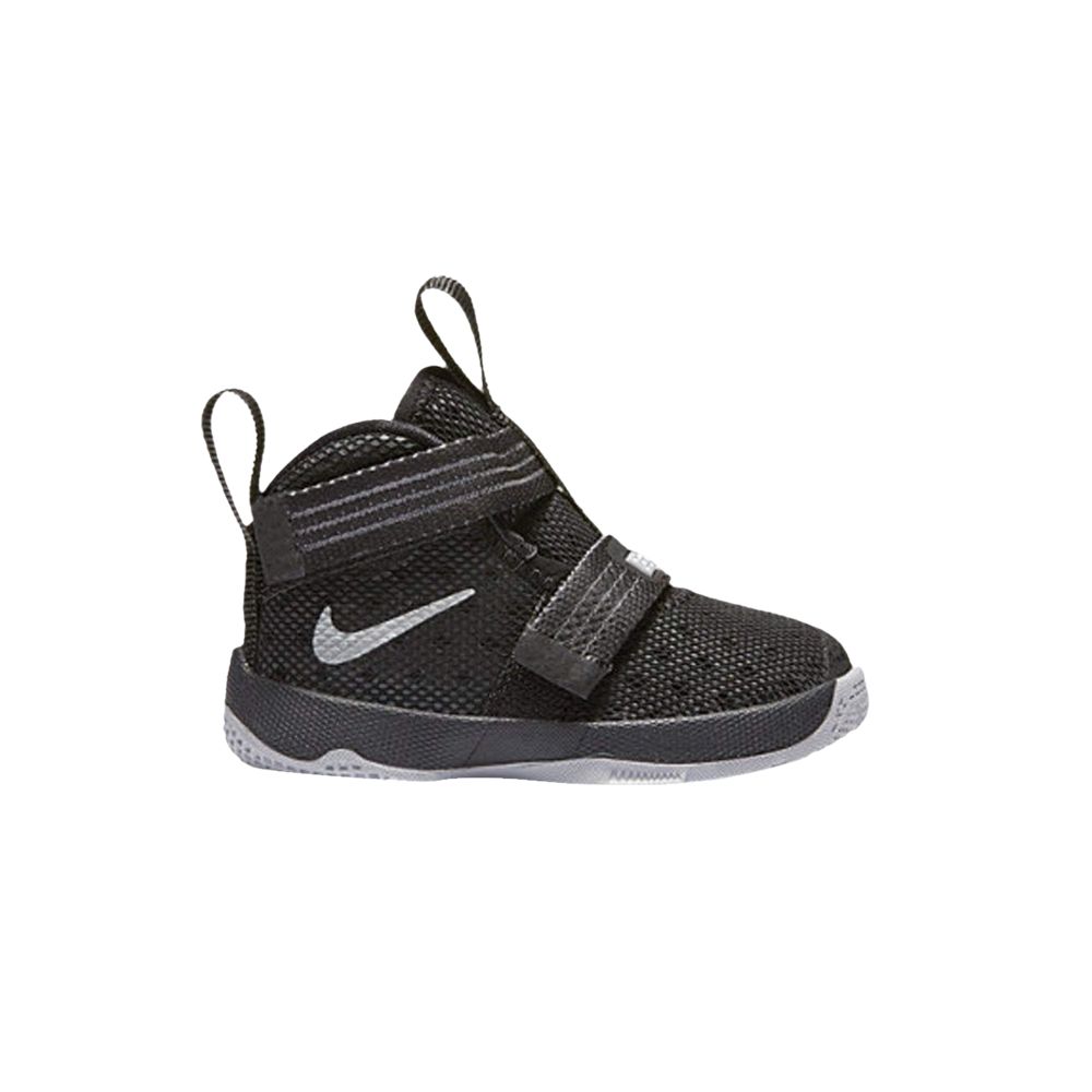 Nike LeBron Soldier 10 TD 'Black Metallic Silver' | Infant Size 5 - 845123-001