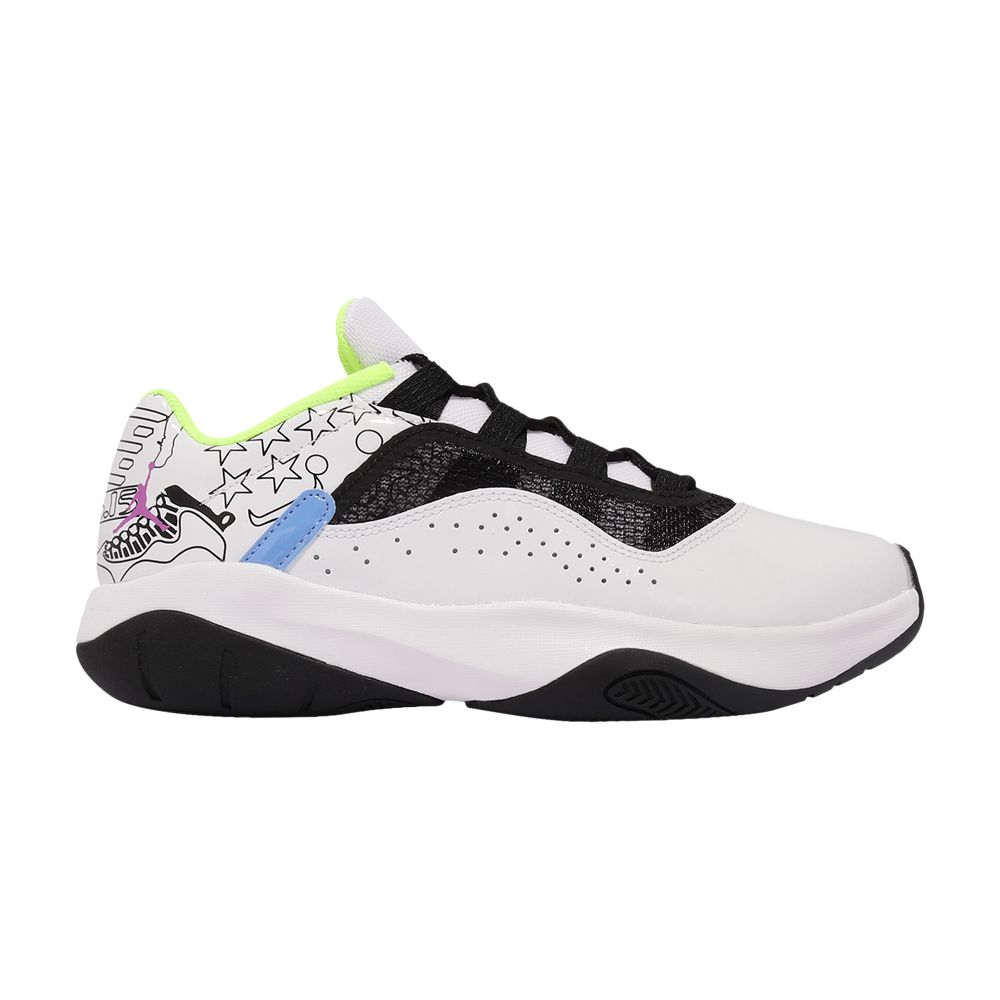 Pre-owned Air Jordan 11 Cmft Low Se Gs 'white Volt' | Kid's Size 4.5