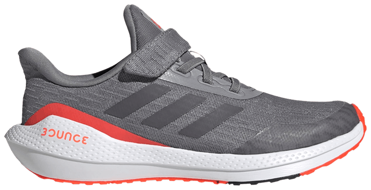 Adidas EQ21 Run Velcro J Grey Solar Red