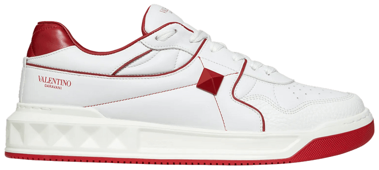 VALENTINO|SNEAKERS (5Y0S0E71 NWN 00A / 5Y2S0E71 NWN 00A Buy Valentino One Stud Low 'White Red' - WY2S0E71 NWN R81 | GOAT