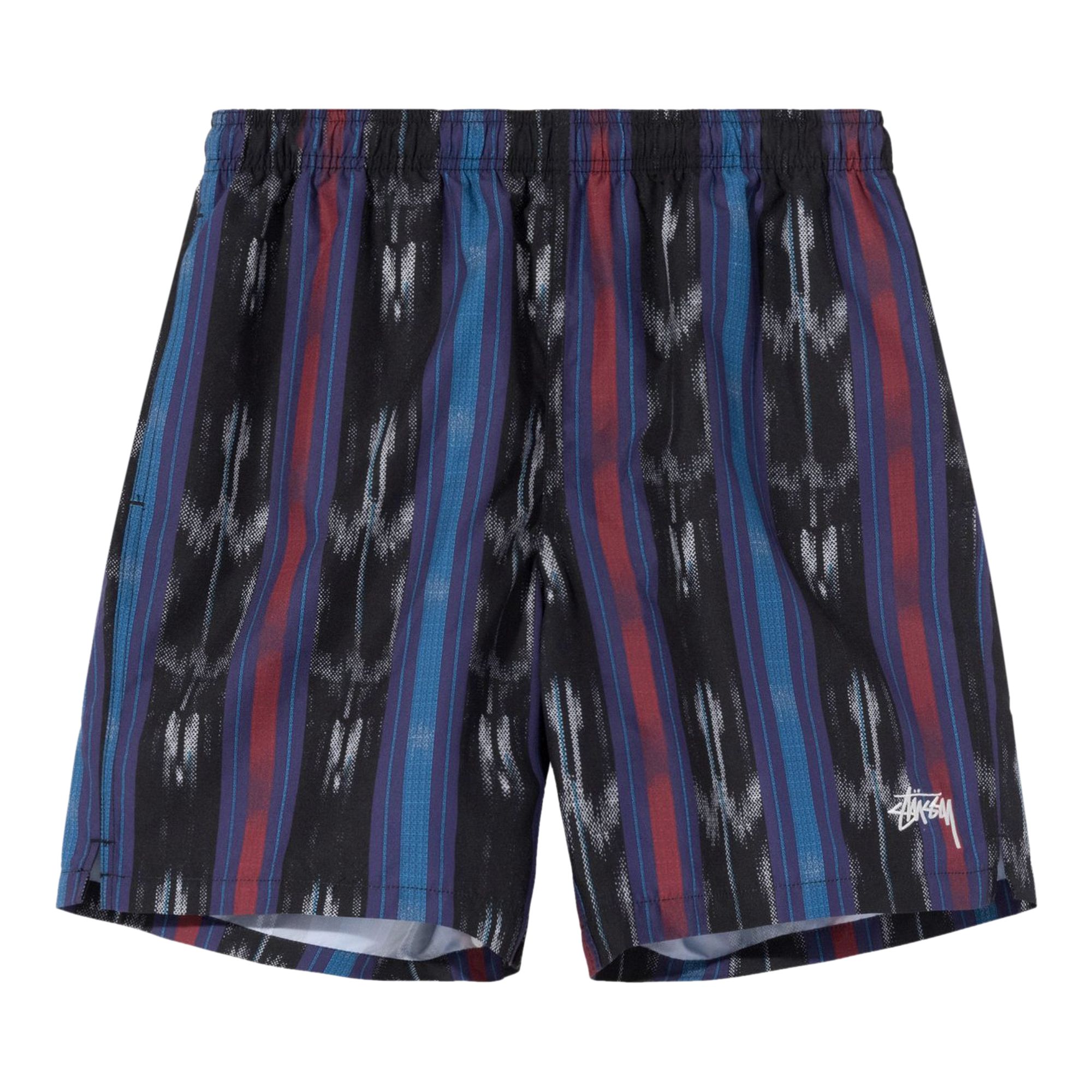 Stussy Ikat Stripe Water Short 'Black' | Men's Size S