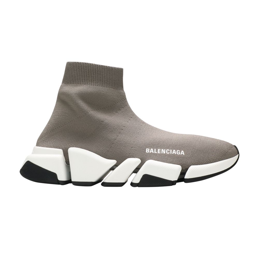 Pre-owned Balenciaga Wmns Speed 2.0 Sneaker 'dark Beige' | Brown | Women's Size 38