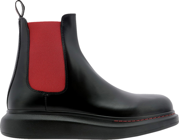 Alexander McQueen Hybrid Ankle Boot 'Black Red'